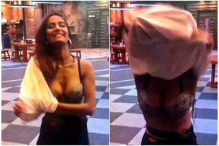 Poonam Pandey Removes T-Shirt on Camera: 'Zyada Nahi Kar Sakti...'