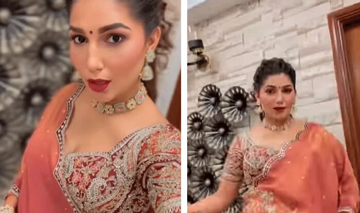Sapna Choudhary Dance: लहंगे में सपना चौधरी के लटके-झटके, बोलीं- इंजन की सीटी में मारो मन डोले