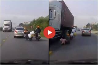 Accident Ka Video: सड़क हादसे का ऐसा वीडियो आज तक नहीं देखा होगा, मंजर देख अंदर तक हिल जाएंगे- देखें वीडियो