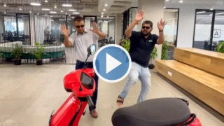 Ola CEO Bhavish Aggarwal Grooves to 'Bijlee Bijlee' While Testing E-scooter's Music Feature | Watch