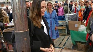 Angelina Jolie's Surprise Ukraine Visit: Children, Cafe Stop And More From Star's Trip | See Pics And Videos