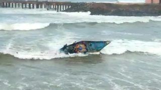 Cyclone Asani: Group Of Fishermen Narrowly Escape After Their Boat Capsizes Off Odisha Coast | WATCH