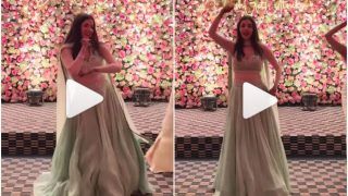 Viral Video: Cute Bridesmaid Steals The Show With Her Dance on Chitta Kukkad At Sangeet Function | Watch