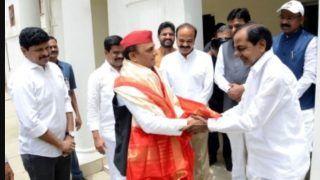 There Will Be A Sensation In Country: KCR After Meeting Arvind Kejriwal, Akhilesh Yadav In Delhi
