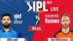 LIVE Score MI vs SRH IPL 2022: राहुल त्रिपाठी की धांसू बल्‍लेबाजी से मुंबई को मिला 194 का लक्ष्‍य