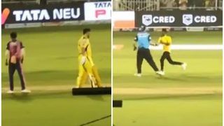 IPL 2022: MS Dhoni Fan Breaches Security During RR vs CSK; PICS Go VIRAL
