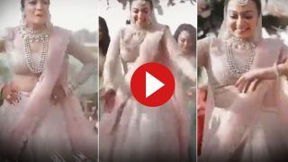 Viral Video: Bride Enters With Epic Bollywood Dance Performance. Groom's Reaction is Wholesome. Watch