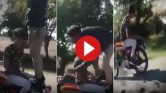 Viral Video: फर्राटा भरती बाइक पर खड़ा हुआ और सेल्फी लेने लगा शख्स, फिर जो हुआ सोच-सोचकर हंसेंगे | देखें वीडियो