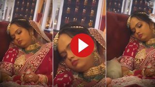 Viral Video: Bride Falls Asleep While Waiting For Phera Ceremony To Begin. Watch