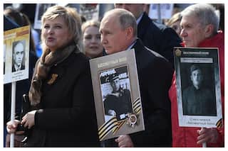 Vladimir Putin Seen Limping During Victory Day Parade, Watched Display With Blanket Over Lap
