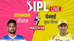 RR vs CSK LIVE IPL 2022: चेन्नई के सामने लड़खड़ाया राजस्थान, गंवाया तीसरा विकेट- RR: 76/3