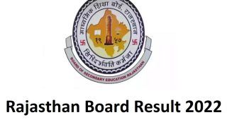 RBSE Rajasthan Board 10th, 12th Result 2022 Likely To Be Released Today, Here's How To Check on rajresults.nic.in