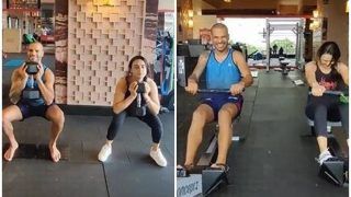 'Jodi No 1' - Fans React Hilariously as Shikhar Dhawan Does Workout With PBKS Owner Priety Zinta | WATCH
