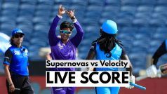 LIVE Score Supernovas vs Velocity, Womens T20 Challenge 2022 : हरमनप्रीत की कप्तानी पारी से सुपनोवाज का स्कोर 150/5