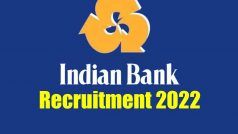 Indian Bank SO Recruitment 2023: इंडियन बैंक ने स्पेशलिस्ट ऑफिसर पदों पर भर्तियां, पढ़ें डिटेल्स