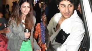 Palak Tiwari-Ibrahim Khan Spotted Together Coming Out of Late Night Party, Fan Says ‘Inki Karado Yaar’ - Watch Viral Video
