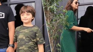Gauri Khan Removing Gamla For Abram to Have His Moment In Front of Paps is Every Desi Mom Ever! Watch Viral Video