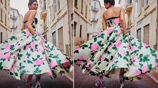 Cannes 2022: Deepika Padukone Twirls and Shines in Richard Quinn's Floral Exquisite Gown, Fans Say 'Disney Princess Arrived'