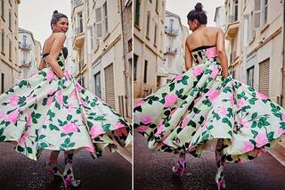 Cannes 2022: Deepika Padukone Twirls and Shines in Richard Quinn's Floral Exquisite Gown, Fans Say 'Disney Princess Arrived'