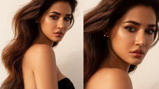 Disha Patani Raises The Heat in Sexy Black Strapless Dress, Netizen Says, 'After Seeing You, Red Wine Will Get Intoxicated'