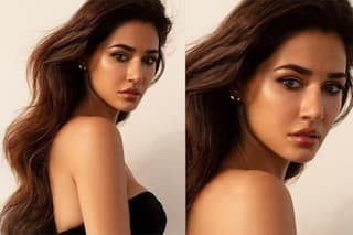 Disha Patani Raises The Heat in Sexy Black Strapless Dress, Fan Says, 'After Seeing You, Red Wine Will Get Intoxicated'