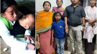 Remember The Manipur Girl Who Babysat Sister in Class? She Has Now Gotten Admission Into Boarding School