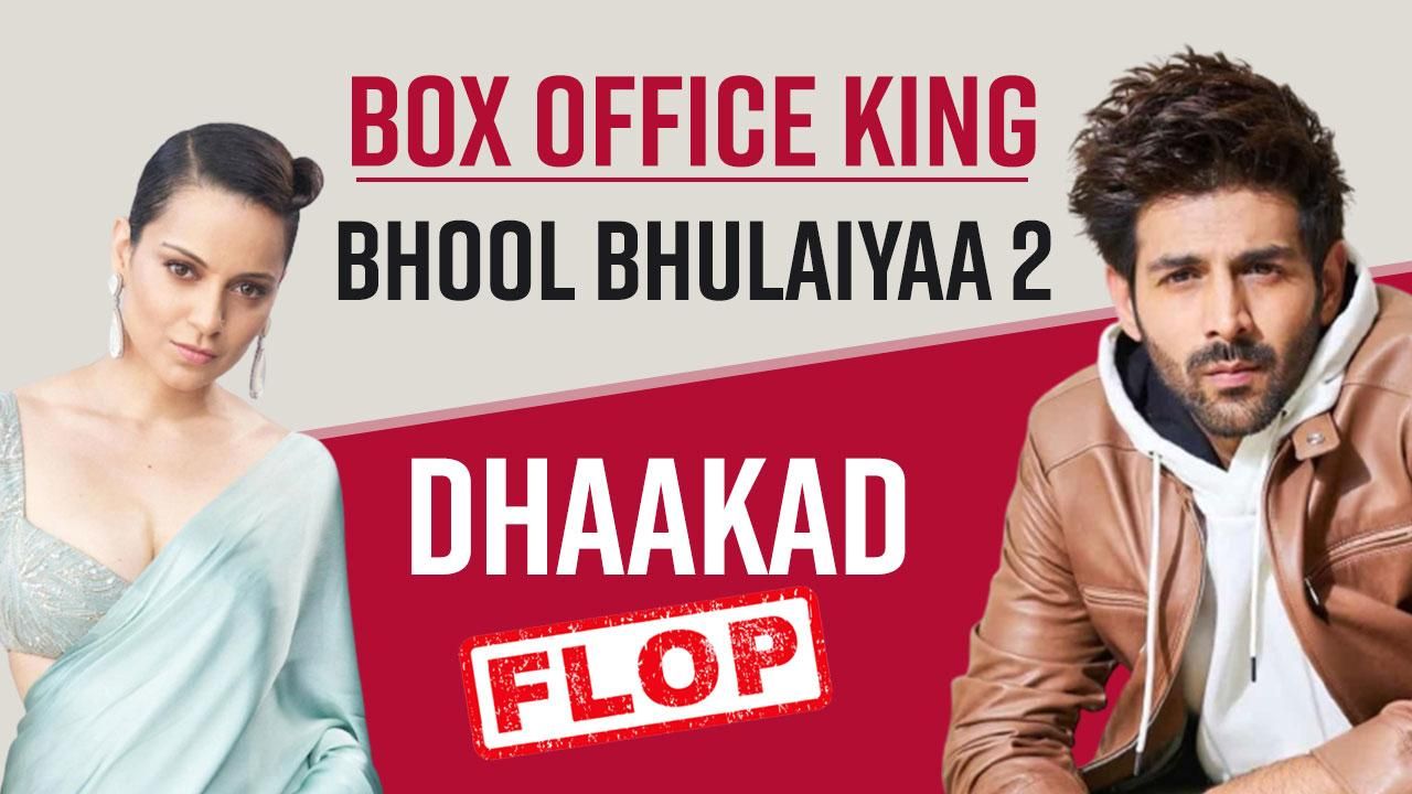 Bhool Bhulaiyaa 2 Collection: Kartik Aaryan's film Bhool Bhulaiyaa 2 Emerges as a Blockbuster, Kangana Ranaut   s Dhaakad Flop | Watch Video