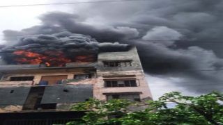 Delhi: 1 Dead, Several Injured As Massive Fire Breaks Out in Bawana Industrial Area