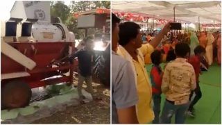Viral Video: Wedding Guests Get Desi Jugaad For AC As a Cool Welcome, Netizens Are Amused. Watch