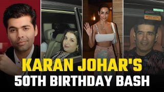 Karan Johar's 50th Birthday Bash: करण जौहर के 50वें जन्मदिन पर मलाइका अरोड़ा समेत इन सितारों ने बढ़ाई पार्टी की रौनक