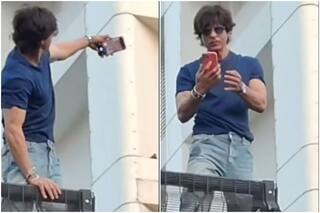 SRK Wishes Eid Mubarak From Mannat After 2 Years, Fans Say 'Finally Chaand Aya'