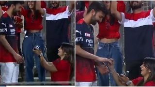 WATCH: Girl Proposes Partner in Most Unique Way During RCB vs CSK Match- VIRAL Video