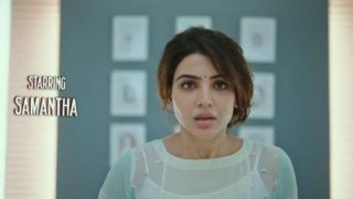 Yashodha Teaser: Samantha Ruth Prabhu Wakes up at a Mysterious Place in Sci-Fi Thriller, Fans Say, ‘Goosebumps' - Watch Video
