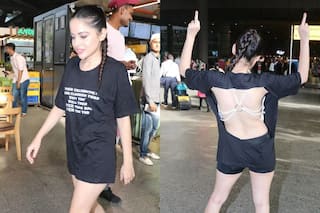 Urfi Javed Mocks Trollers With a Quote on T-Shirt, Netizens Call Her Attention Seeker - Watch Video!