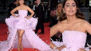 Hina Khan in Spectacular Lilac Gown Leaves Everyone Spellbound on Day 3 at Cannes 2022