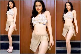 Urfi Javed Poses in Nude Undergarments And Barely-There Skirt - Watch Viral Video
