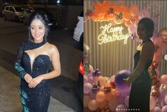Shivangi Joshi Slays in Hot Black Plunging Neckline Gown on Her 27th Birthday, See Pics From Bash