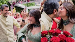 Kanika Kapoor Locks Lips With Gautam at Dreamy Pre-Wedding Ceremony, Dance on 'Kajra Re' in Viral Video