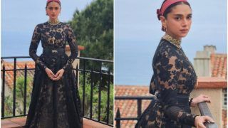 Aditi Rao Hydari Renders Everyone Speechless in Sexy Black See-Through Sabyasachi Gown, Flaunts Her Love For Bindi