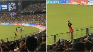 WATCH: Kolkata Police Leaves Virat Kohli in Shock as He Lifts Pitch Invader