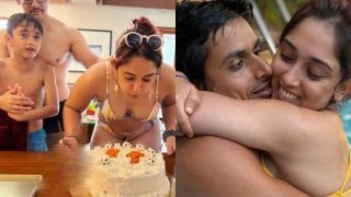 Aamir Khan’s Daughter Ira Khan Cuts Cake Wearing Yellow Bikini, Celebrates With Dad, Azad, Reena Dutta- PICS