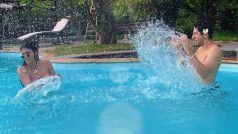लड़के के साथ स्विमिंग पूल में नहाती सलमान खान की भांजी Alizeh की Photo वायरल, जानिए कौन है शख्स?