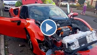 Viral Video: Ferrari Worth Rs 4.16 Crore Crashes Into Parked Cars, 'Ouch' Says The Internet | Watch