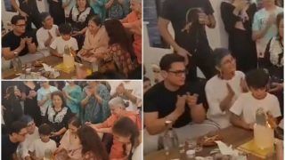 Aamir Khan Celebrates Mother Zeenat Hussain’s Birthday With Ex-Wife Kiran Rao, Son Azad-Video Viral