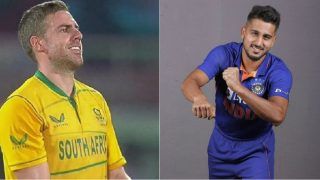 IND vs SA: Anrich Nortje Opens Up on Comparisons With Umran Malk, Says Not Bothered About Who's Fastest