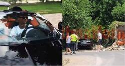 Cristiano Ronaldo's Bugatti Veyron Crashes Into Entrance of a House in Spain