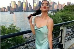 Trishala Dutt Flaunts Hot Figure in Green Body-Hugging Satin Dress, See Stunning Transformation Pics