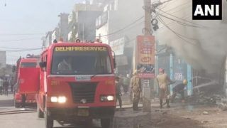 1 Dead, 6 Rescued After Fire Breaks Out in Delhi's Rohini | Visuals From Spot