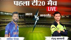 Live Score IND vs IRE 1st T20I: मैदान से कवर्स हटे, कुछ देर में शुरू हो सकता है मैच