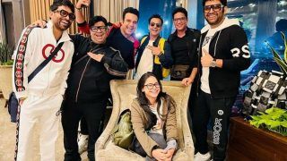 Kapil Sharma And His 'TKSS' Gang- Krushna Abhishek, Kiku Sharda, Sumona Chakravarti, Chandan Prabhakar Off To Canada For Live Shows- See Pics From Airport